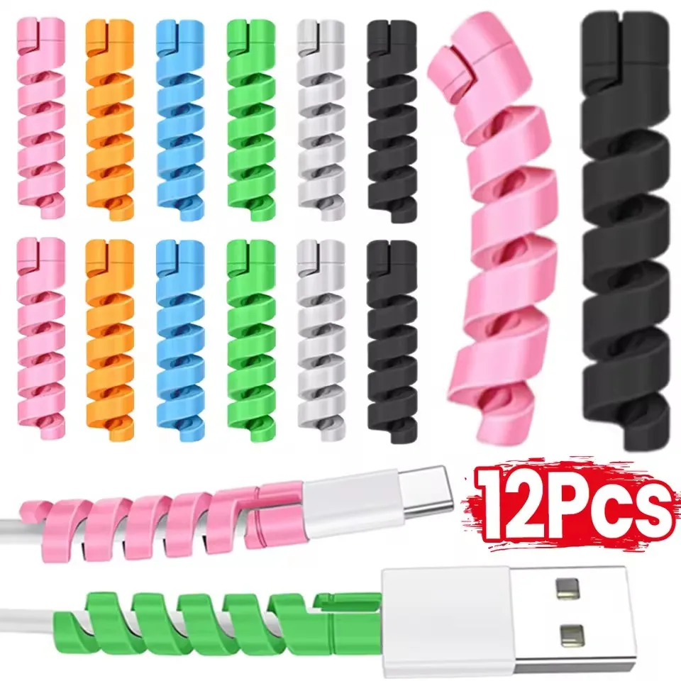 Usb Charger - 20-1Pcs Cables Protector Flexible Charge Spiral