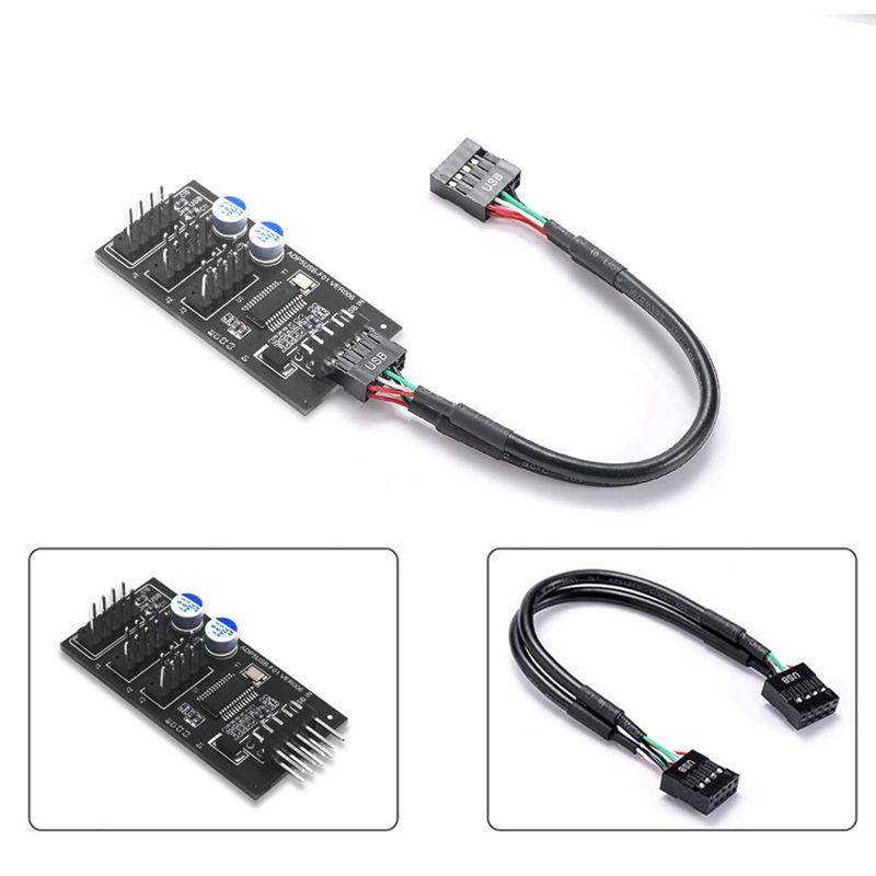 ABQX 9Pin USB Hub Connector US - Usb Hub recension och pris