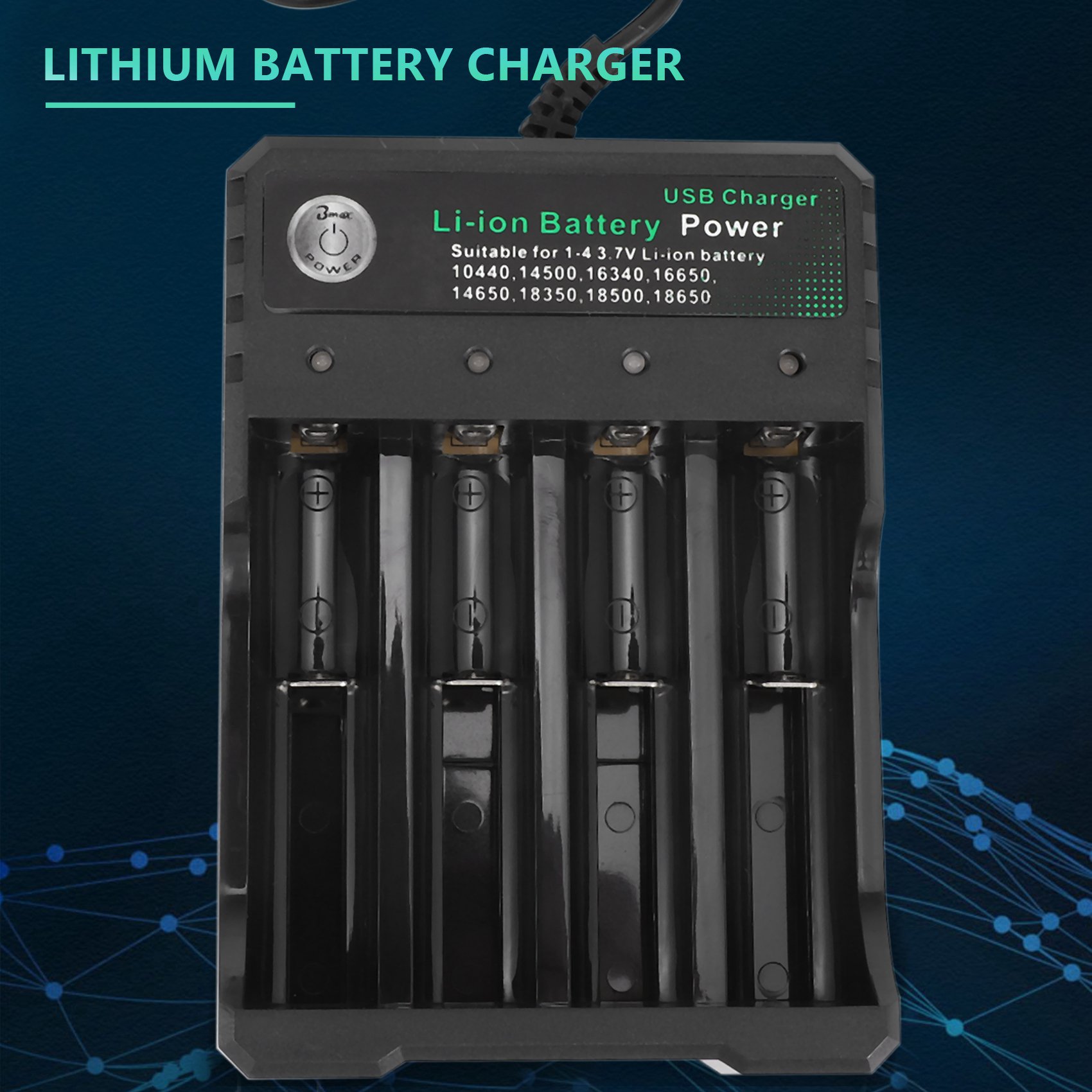 Compatible 18650 Lithium Batte - Usb Charger recension och pris