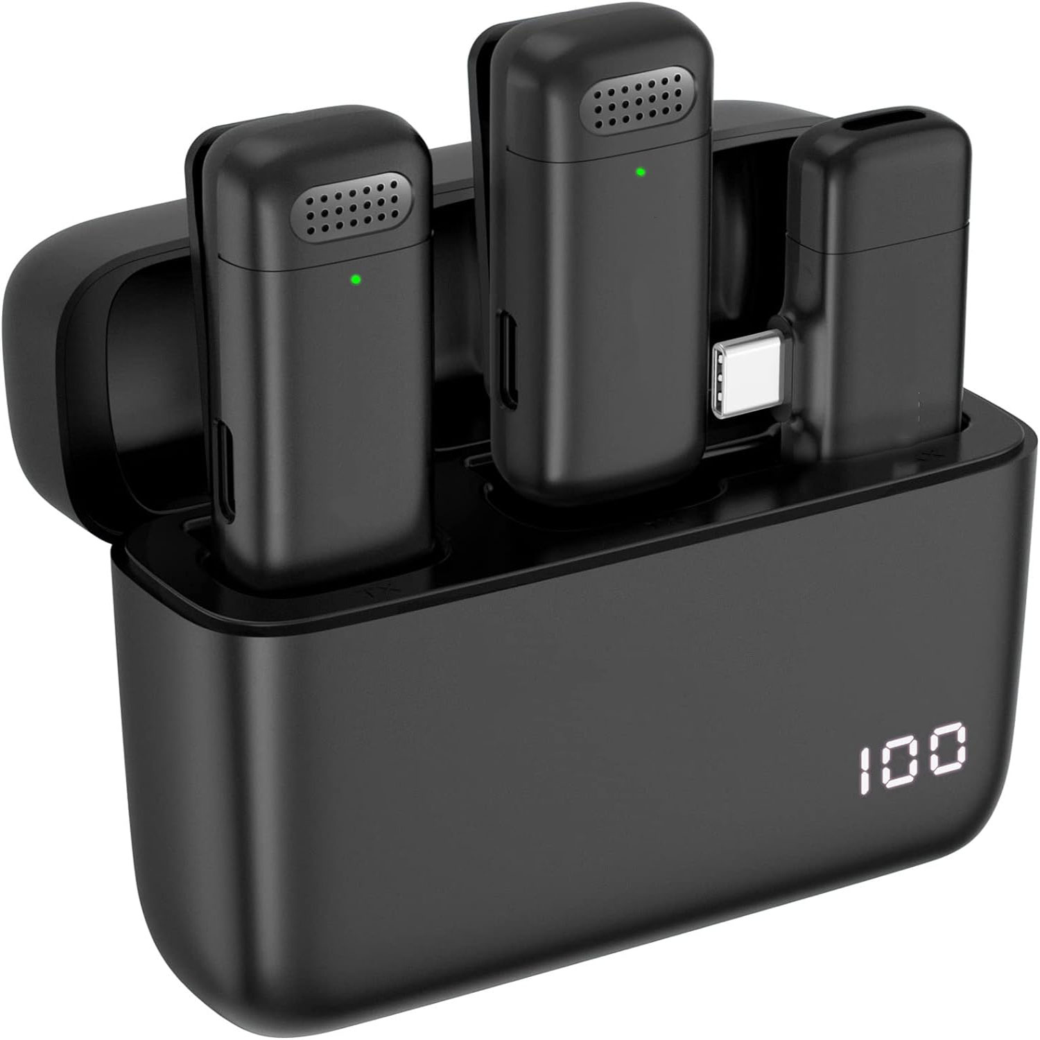 2 Pack Wireless Lapel Micropho - Wireless Charger recension och pris