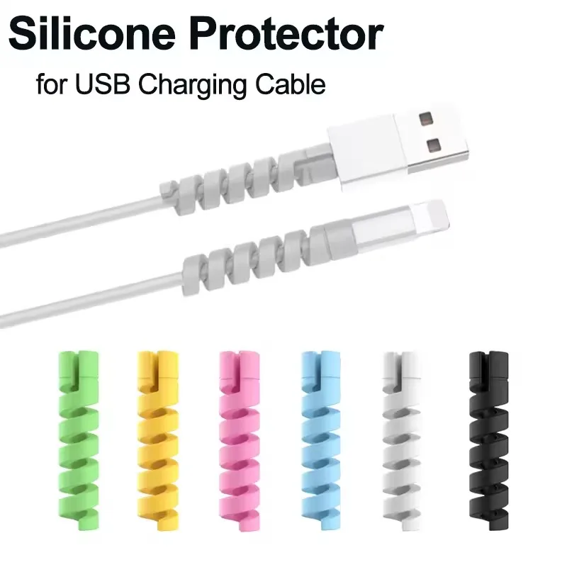 20-1Pcs Cables Protector Flexi - Usb Charger recension och pris