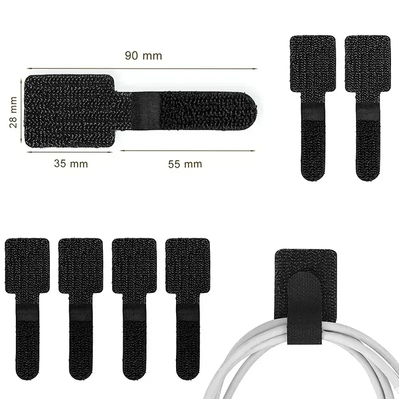 New Reusable Cable Ties Velcro - Cable Organizer recension och pris