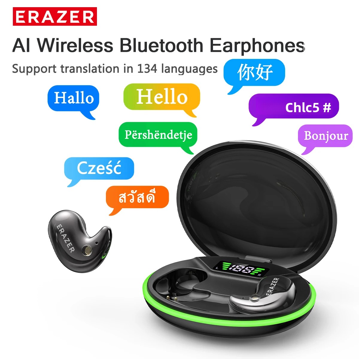 EARZER XF58 In-Ear Bluetooth H - Wireless Charger recension och pris