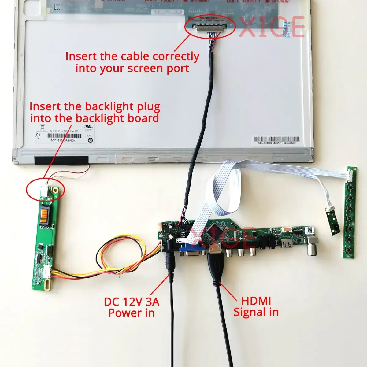 For B156XW01 CLAA156WA01A M156 - Hdmi Adapter recension och pris