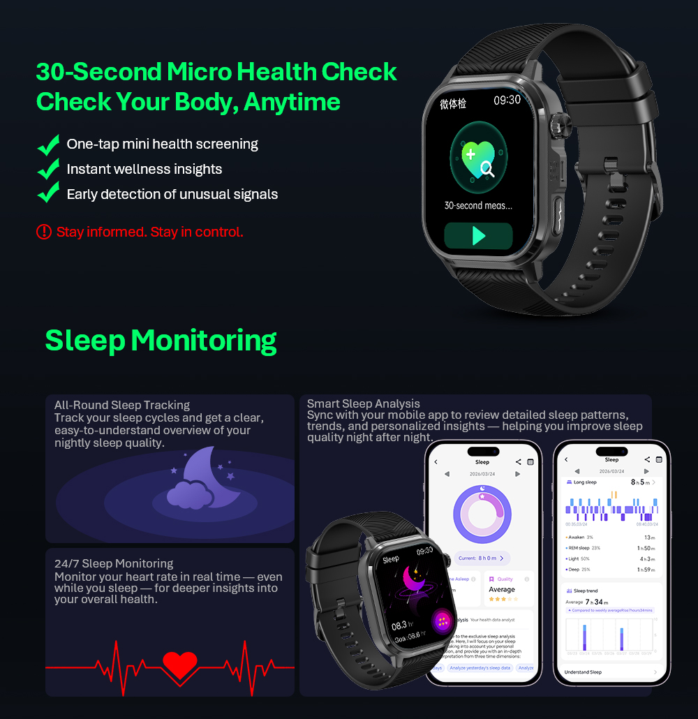 VALDUS CARDIGO Men Women ECG H - Smart Watch recension och pris