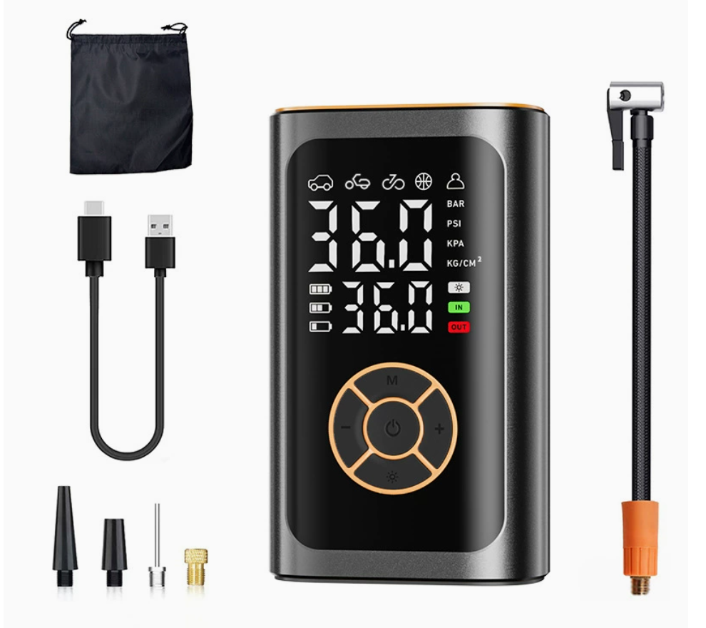 Smart Car Tire Electric Inflat - Power Bank recension och pris