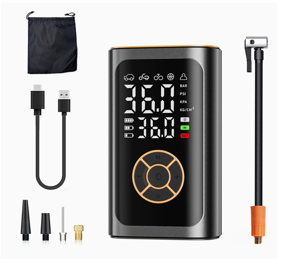 Smart Car Tire Electric Inflat - Power Bank recension och pris